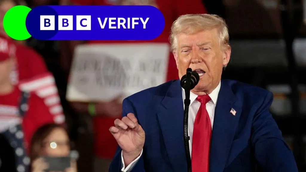 Border crossings, egg prices and jobs - Trump&#039;s speech fact-checked