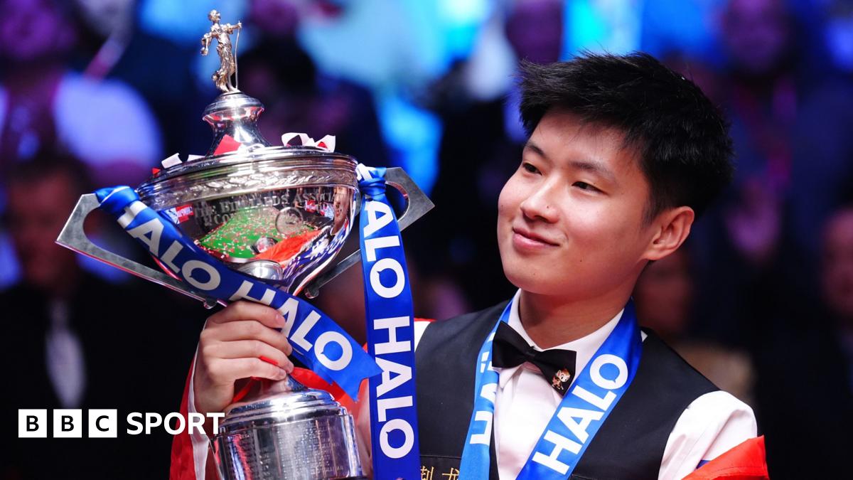 Zhao Xintong makes history as first Chinese player to win snooker World Championship