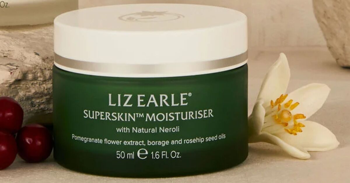 Liz Earle&#039;s skincare has 40% off – anti-ageing moisturiser is £12 cheaper than Boots