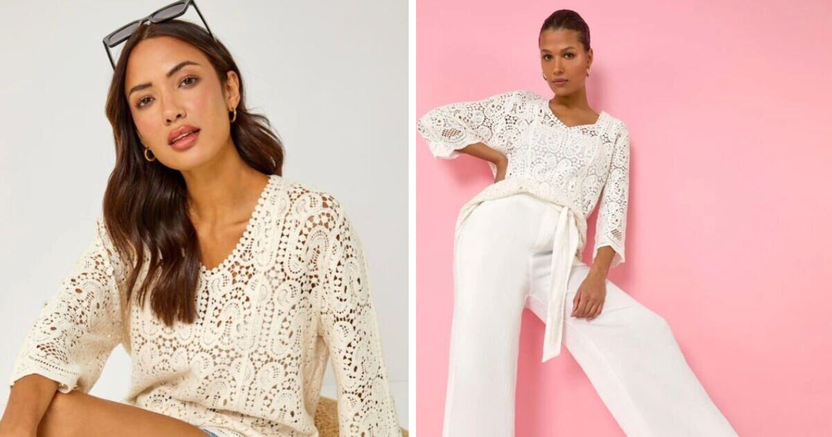 Shoppers go wild for Roman&#039;s £40 crochet top that&#039;s &#039;ideal for holidays&#039;
