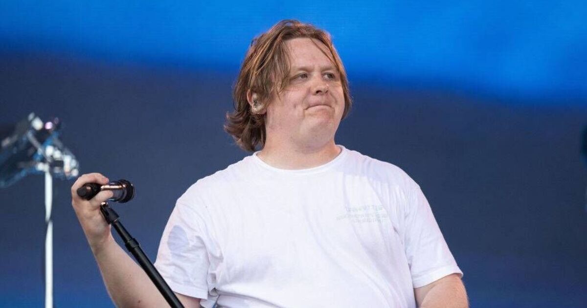 Lewis Capaldi makes emotional return to the stage after cancelling world tour