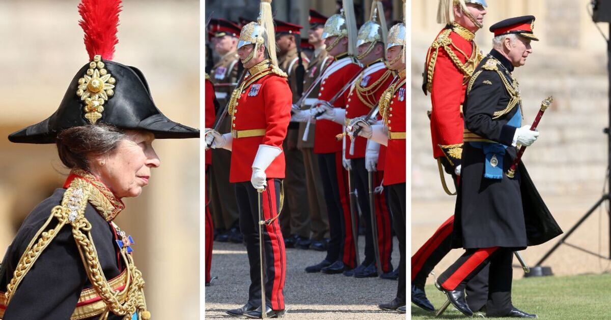 King Charles and Princess Anne team up for rare joint engagement at Windsor Castle