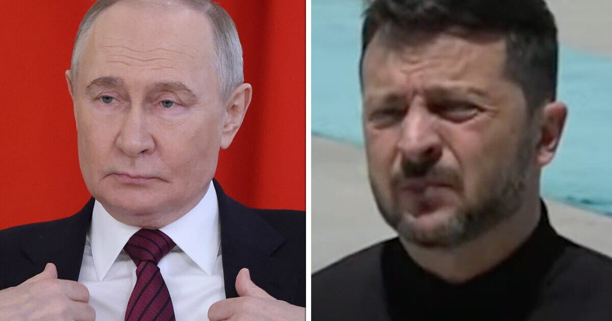 &#039;Disgusted&#039; Zelensky can&#039;t hide &#039;inner anger&#039; as Putin fails to show up at peace talks