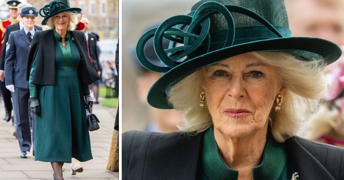 Queen Camilla pays sweet tribute to key senior royal with dazzling £80k brooch