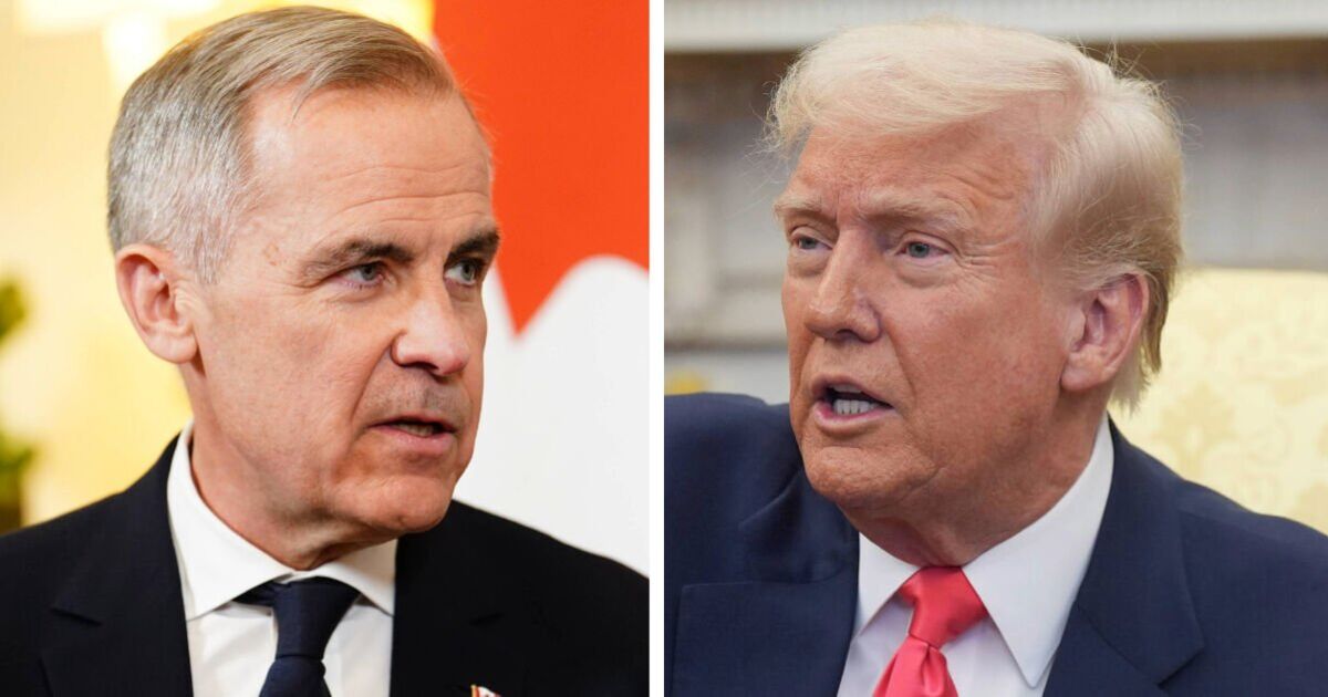 Mark Carney&#039;s grumpy 4-word verdict as Trump pushes for Canada to become part of America