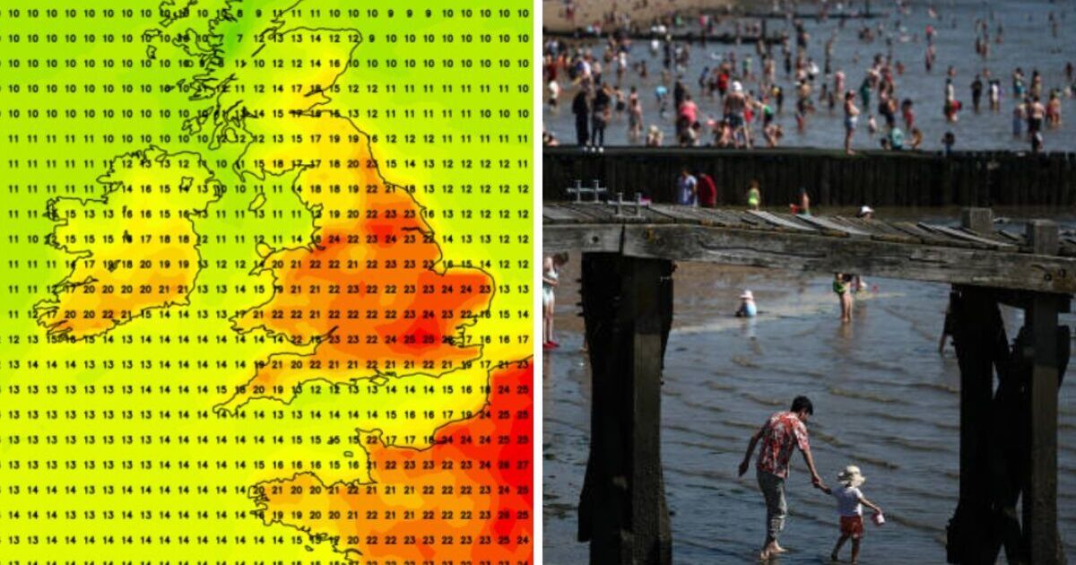 Full list of UK counties set to roast as Met Office predicts 30C heat blast