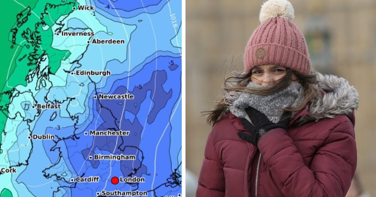 UK weather maps show exact date -2C freeze will hit Britain after 30C heatwave ends