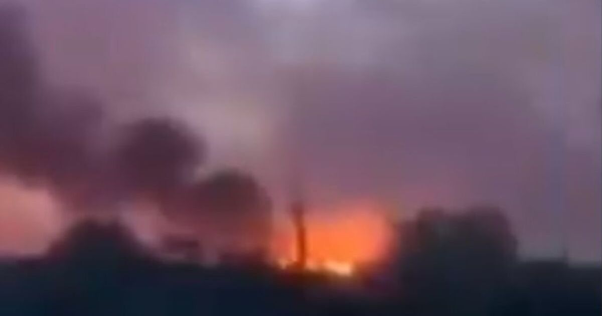 Russian airfield up in flames as Ukraine launches devastating strike on occupied Crimea
