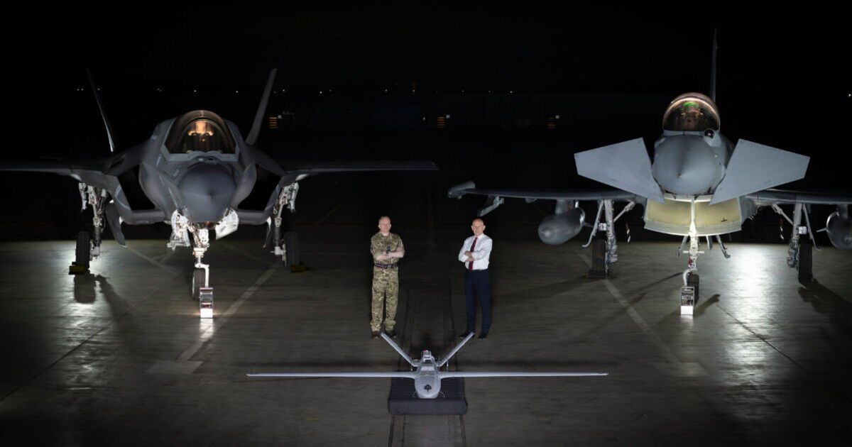 RAF unveils UK&#039;s new cutting-edge &#039;StormShroud&#039; drones in warning to Putin