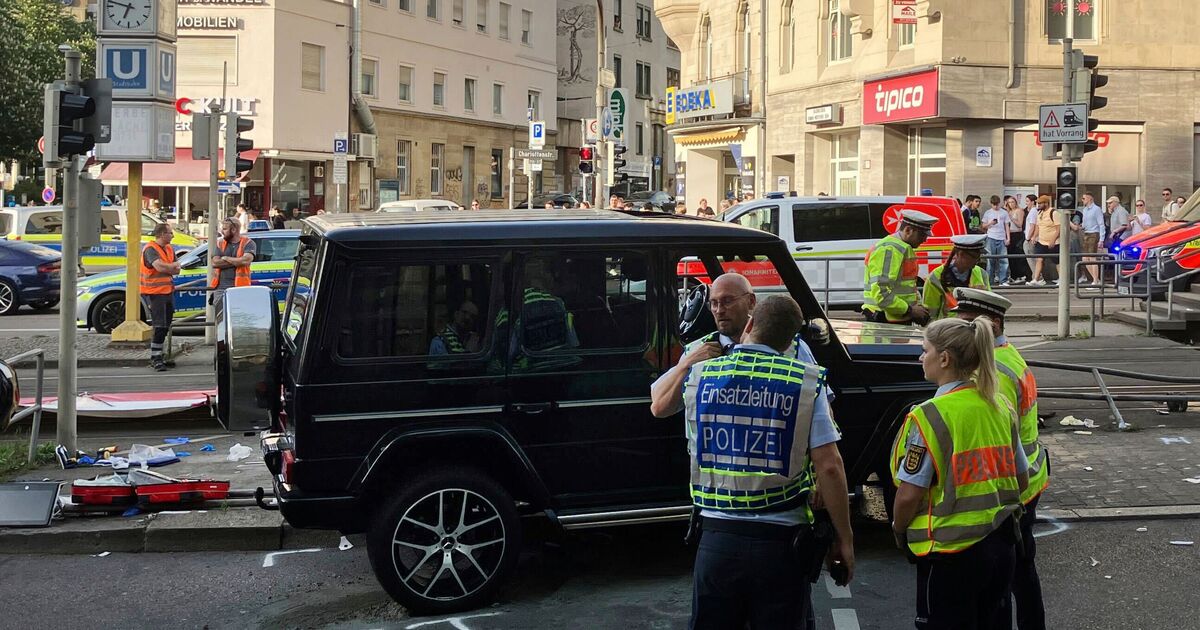 At least eight injured as SUV ploughs into pedestrians in horror crash