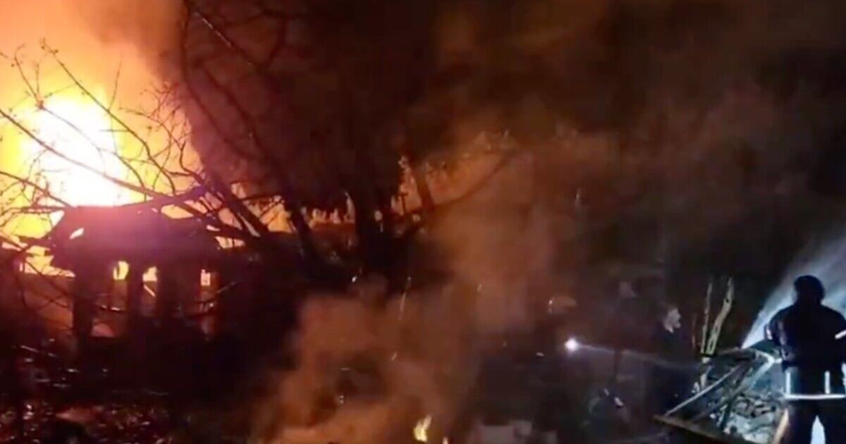 Panic in Ukraine as second largest city on fire after Putin&#039;s overnight attack