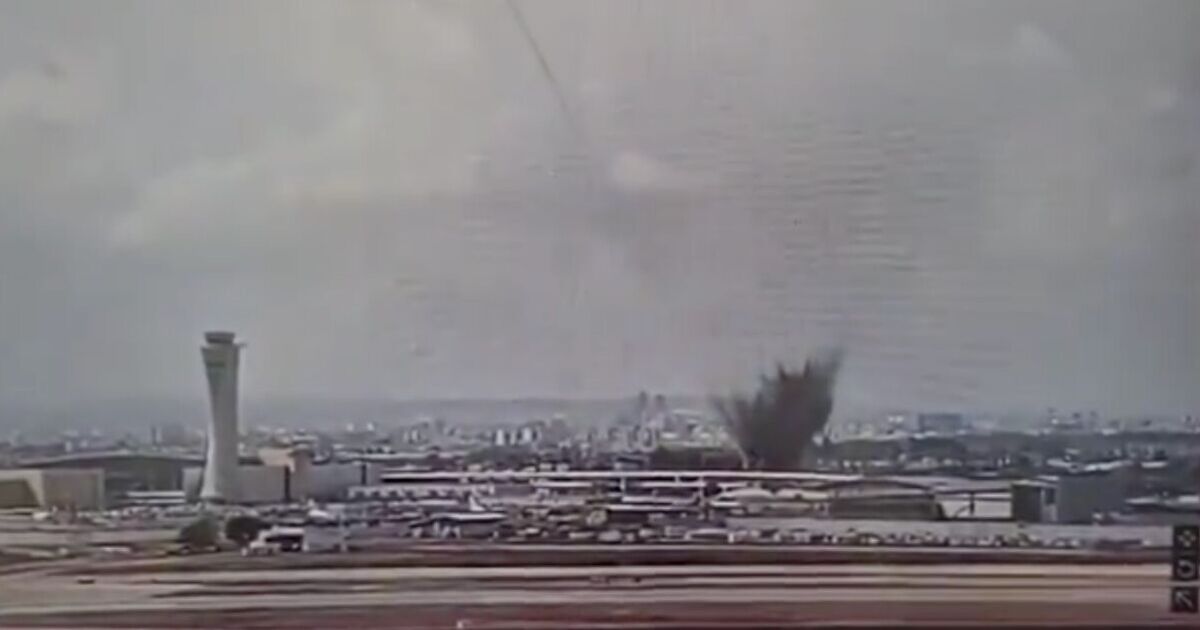 Horror as Houthi ballistic missile strikes major Israeli airport