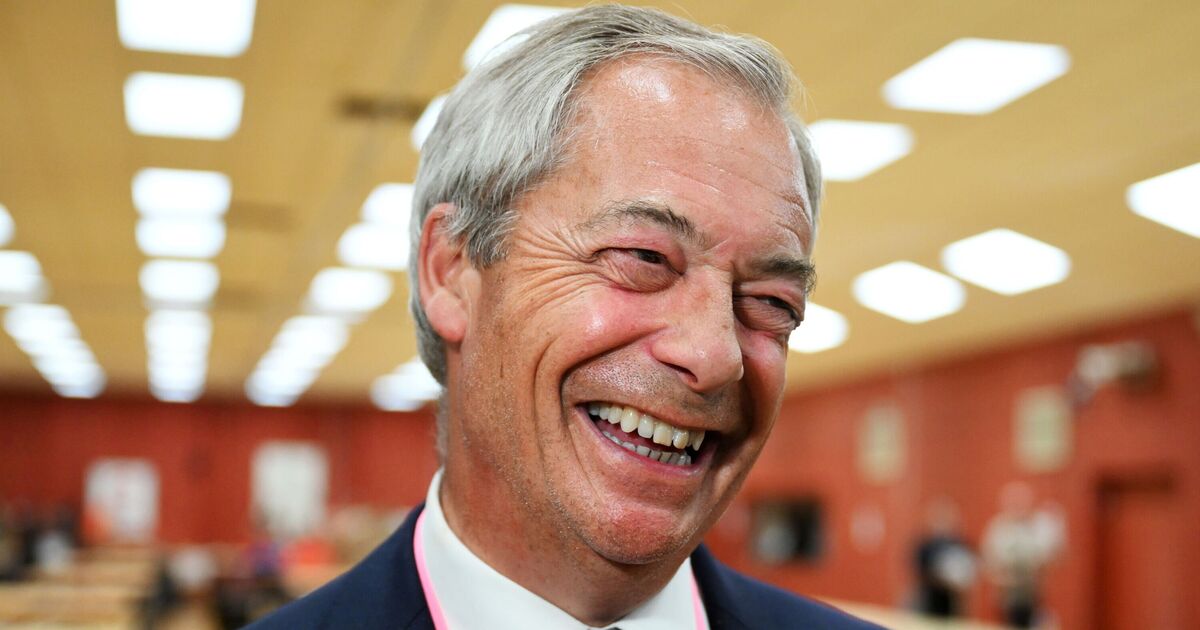 Nigel Farage poll bombshell as map shows how many seats Reform UK would win today