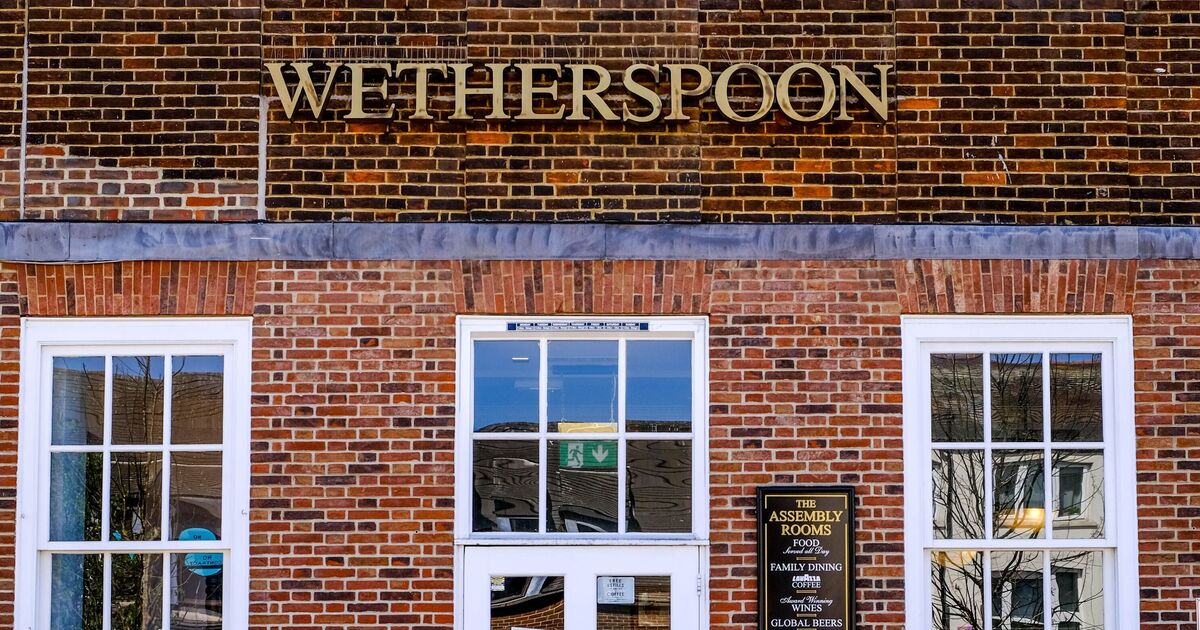 Wetherspoon makes major menu change in pubs for May
