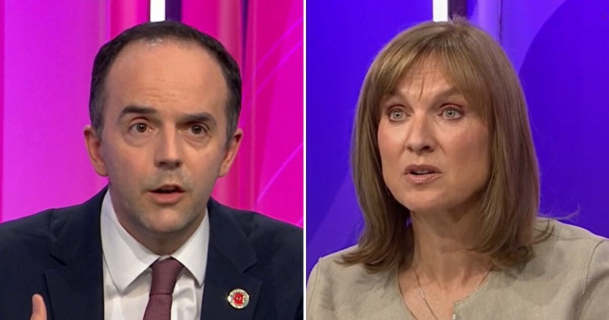BBC Question Time&#039;s Fiona Bruce skewers Labour minister with winter fuel jibe
