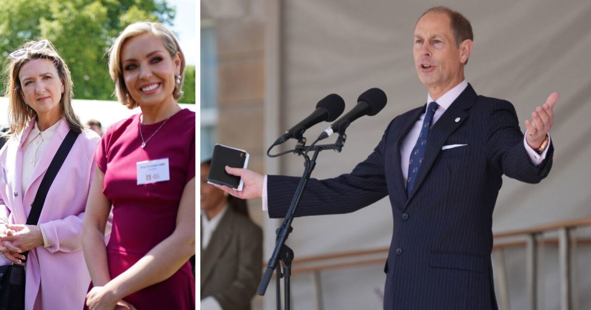 Prince Edward gives rousing speech as he invites celebrities for Buckingham Palace party