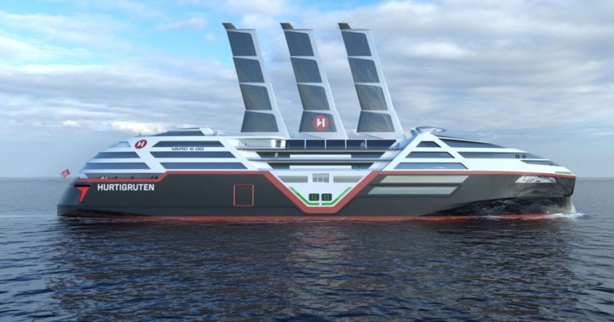 New pictures show what world&#039;s tallest cruise ship will look like - 164ft sails